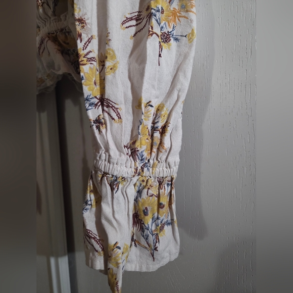 RARE ✨Happy x Nature Kate Hudson Boho Floral Crop Blouse - HTF - Picture 5 of 6